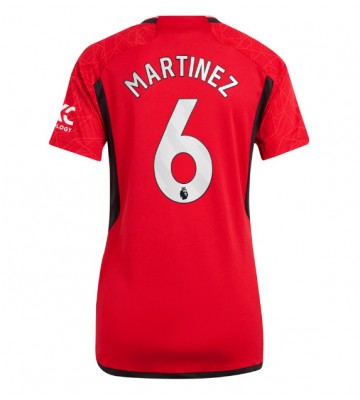Manchester United Lisandro Martinez #6 Replika Hjemmebanetrøje Dame 2023-24 Kortærmet